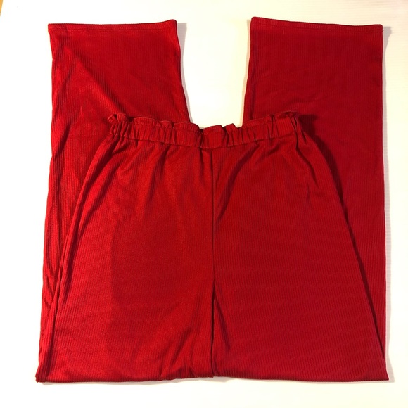 NWT Francesca’s Kamila Ruffle Waist Lounge Pants S - Picture 3 of 8